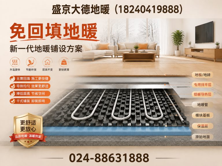 沈北新区免回填地暖展示图